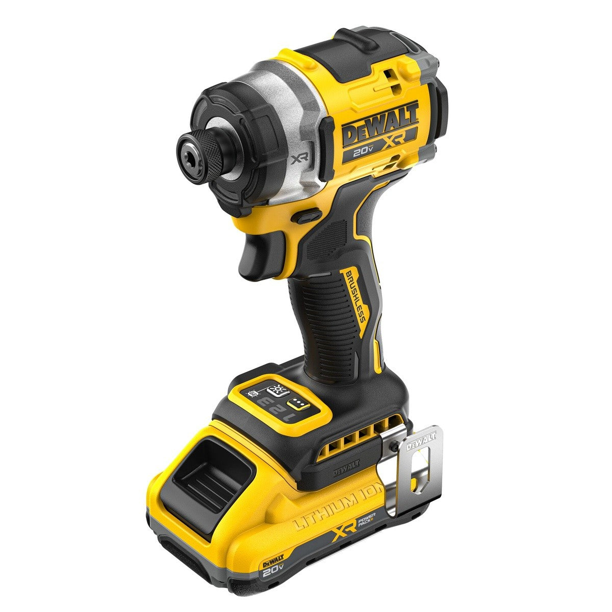DeWalt DCF860QQ1 20V MAX XR Brushless Cordless High Torque 1/4 in. Impact Driver Kit w/ XR POWERPACK - 4