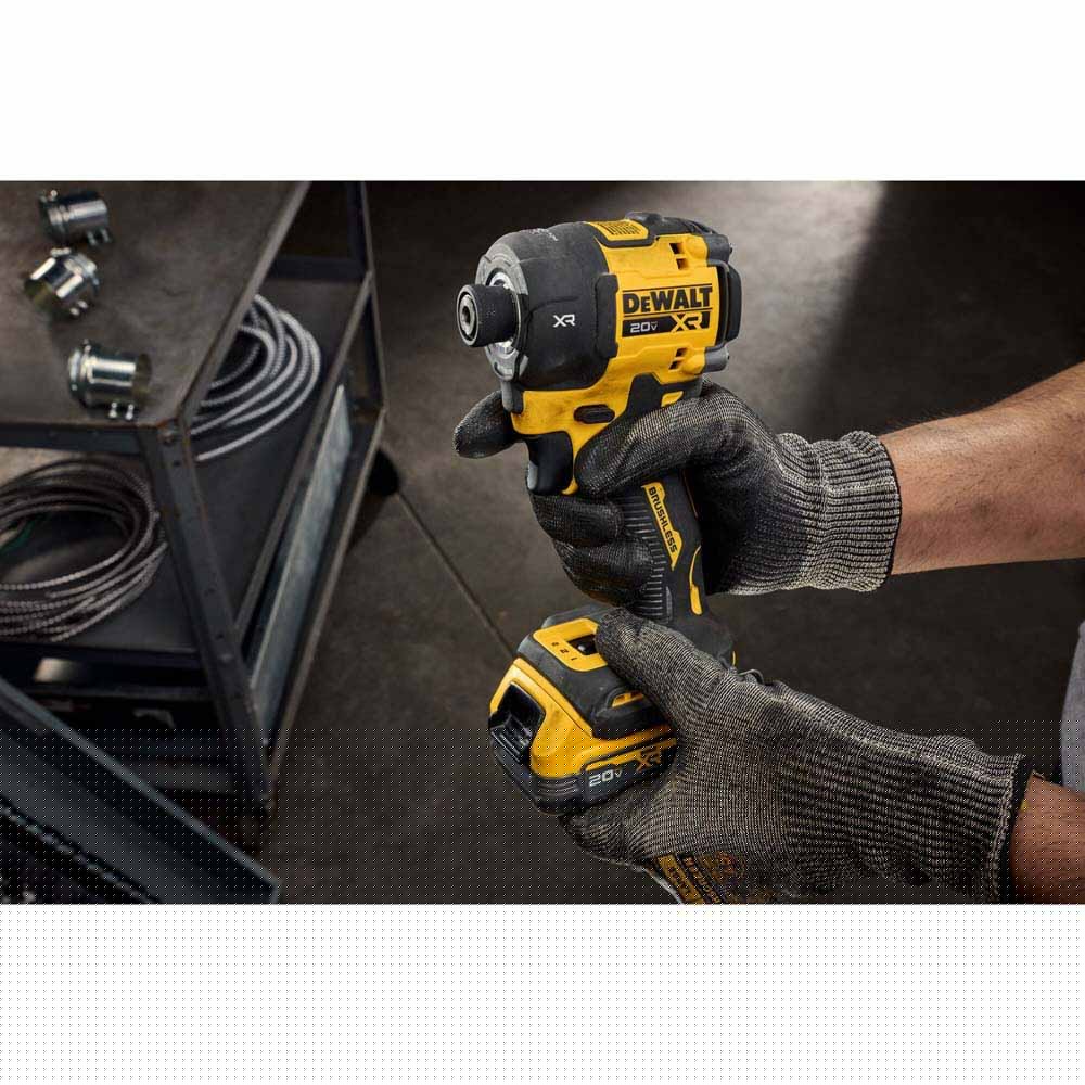 DeWalt DCF870B 20V MAX XR Brushless Cordless 1/4 in. Quiet Hydraulic Impact Driver - 8