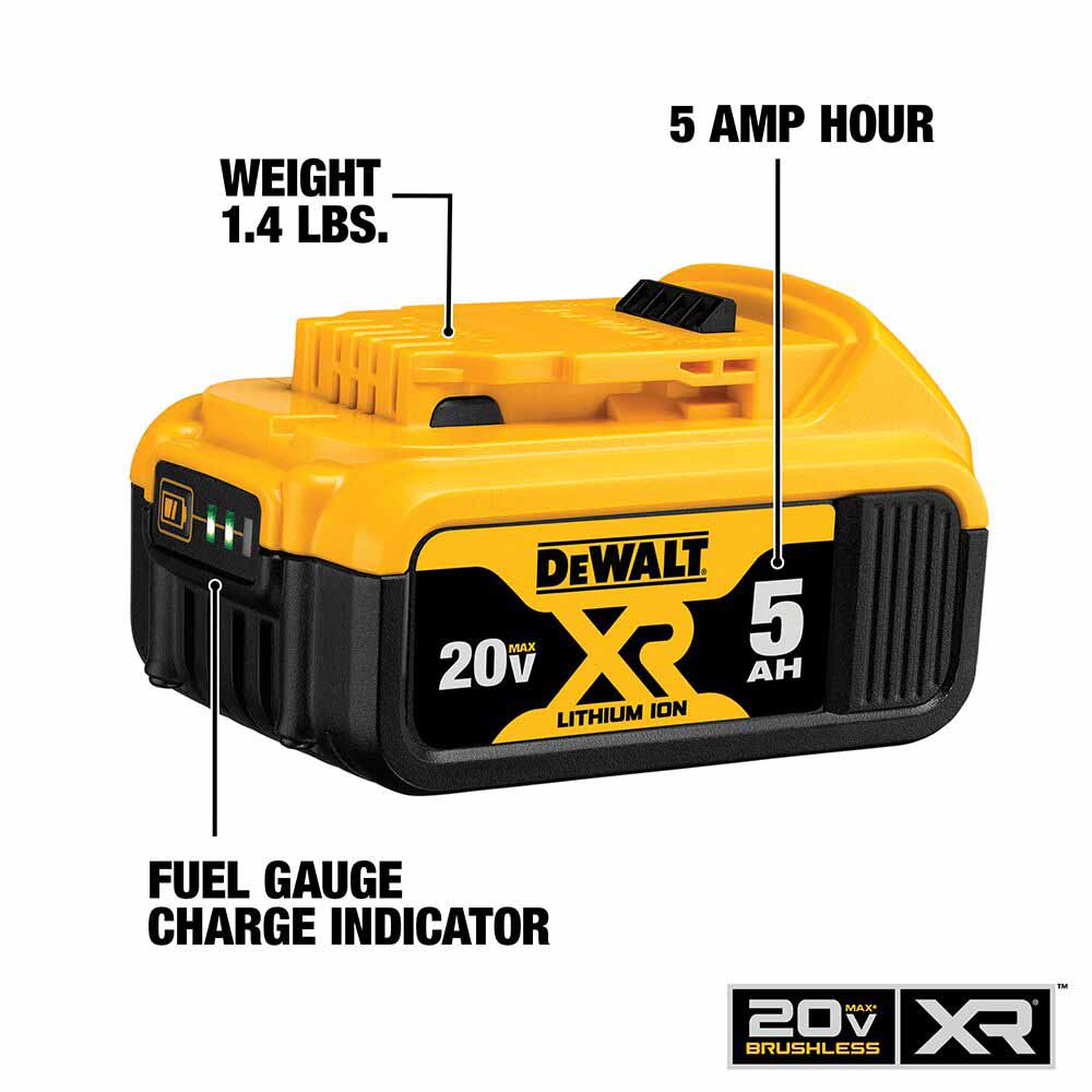 DeWalt DCF887P1 20V MAX XR® 1/4 in. 3-Speed Impact Driver Kit - 3