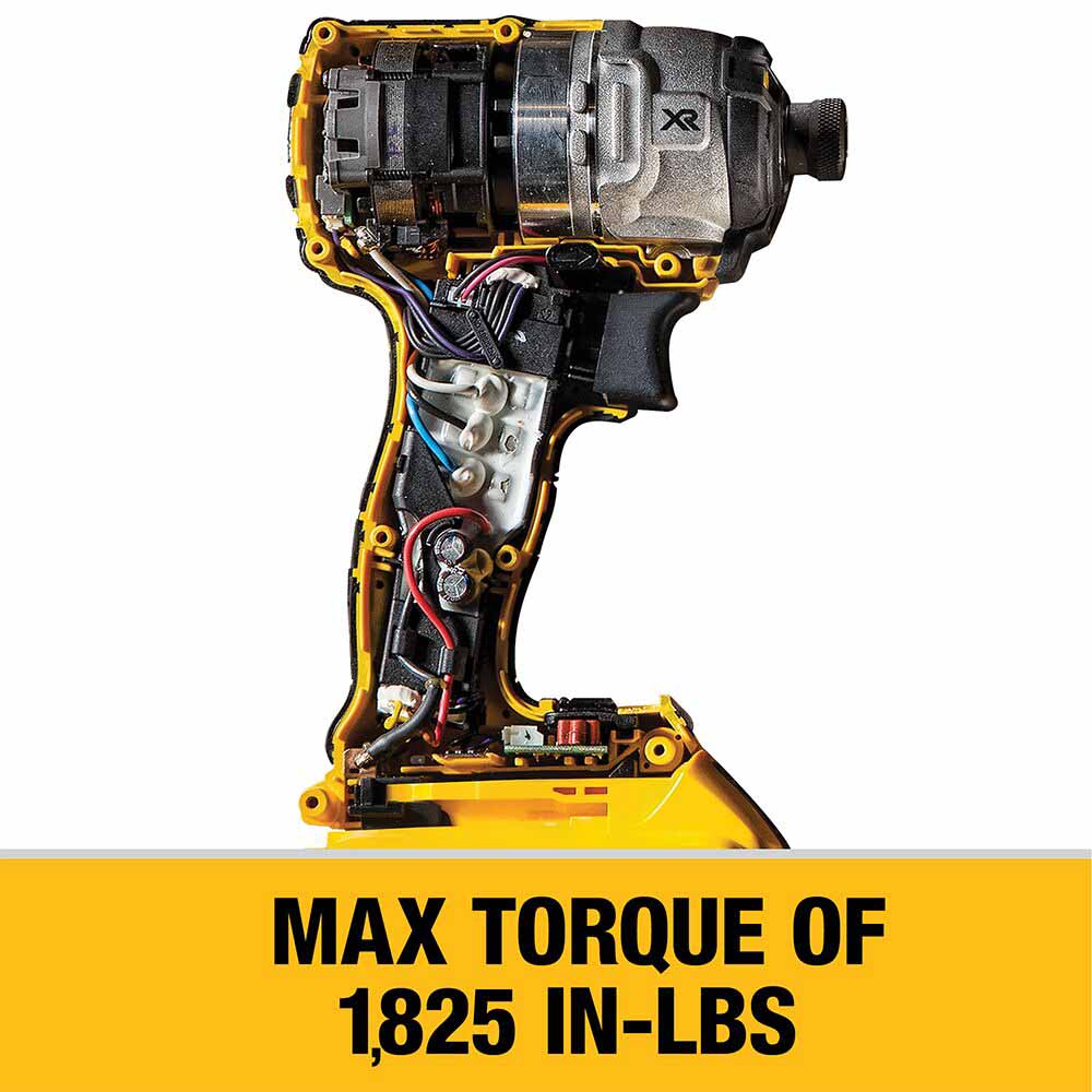 DeWalt DCF887P1 20V MAX XR® 1/4 in. 3-Speed Impact Driver Kit - 5