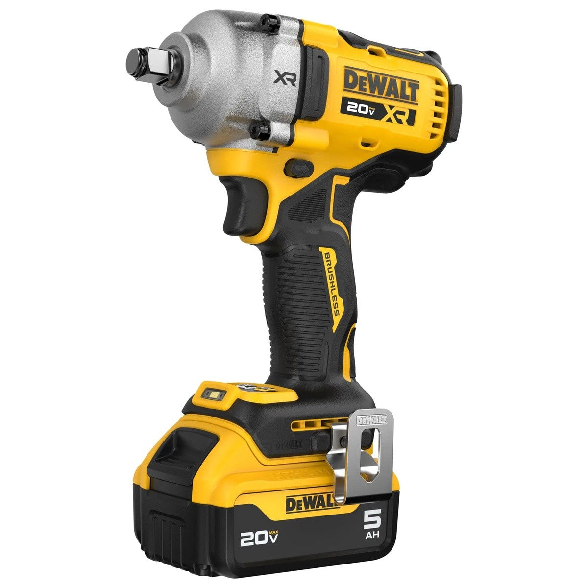 DeWalt DCF891P1 20V MAX XR 1/2" Mid-Range Impact Wrench Kit with Hog Ring Anvil - 2