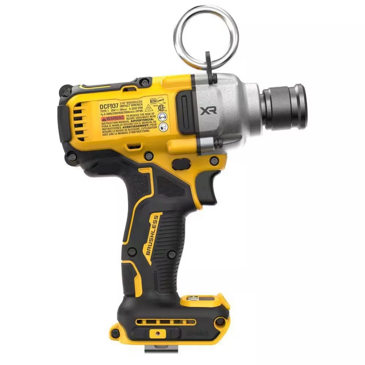 DeWalt DCF937B 20V MAX XR 7/16" Brushless Cordless Impact Wrench with Lift Ring (Tool Only) - 4
