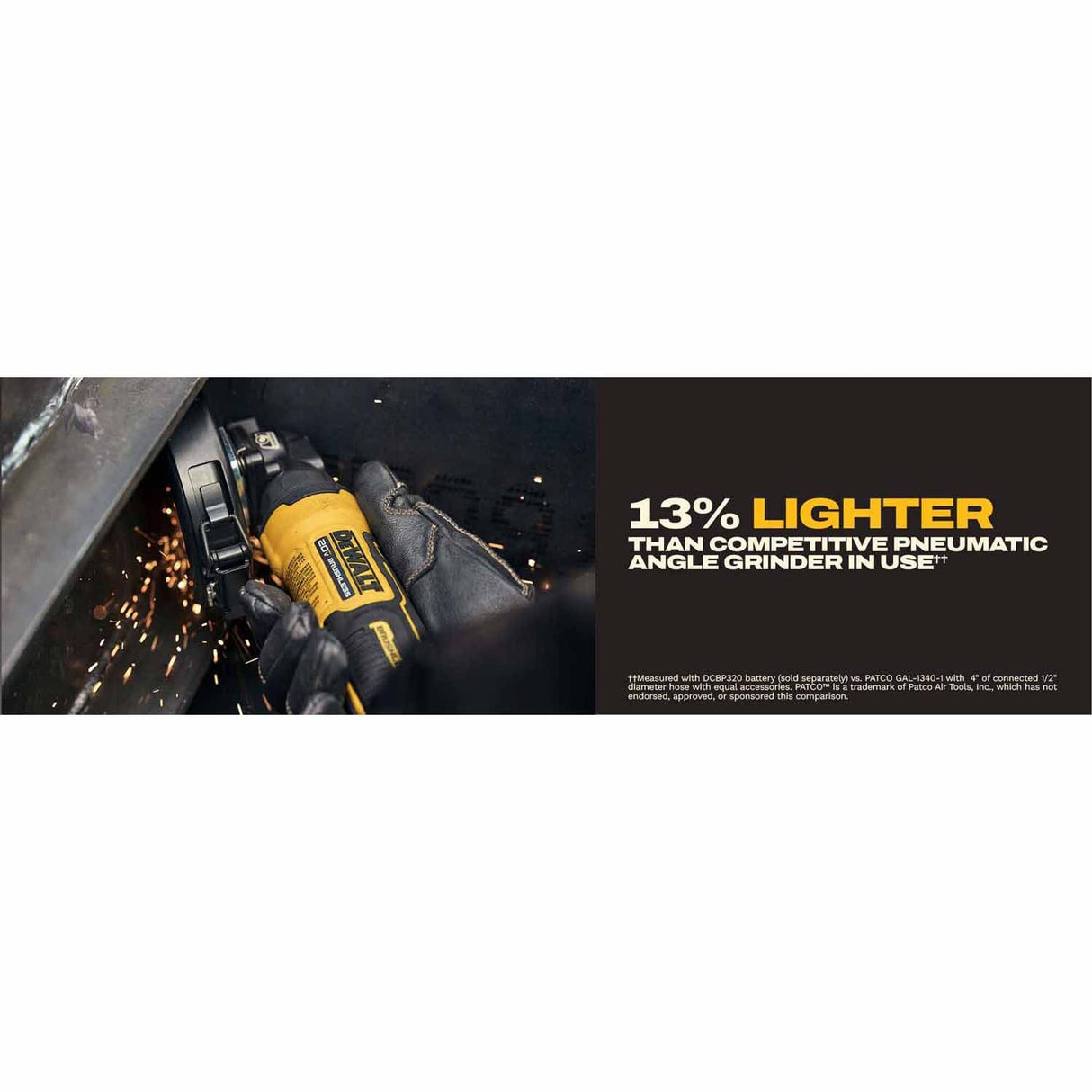 DeWalt DCG400BLR ATOMIC 20V MAX* 4 in. Angle Grinder with Lanyard Ready Attachment Point (Tool Only) - 12