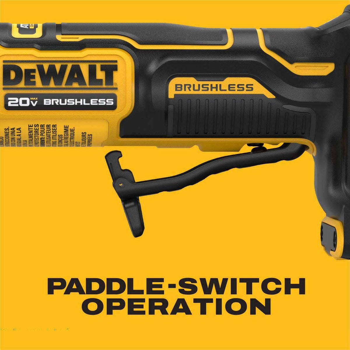 DeWalt DCG402B 20V MAX* ATOMIC 4.5 in. Angle Grinder (Tool Only) - 7