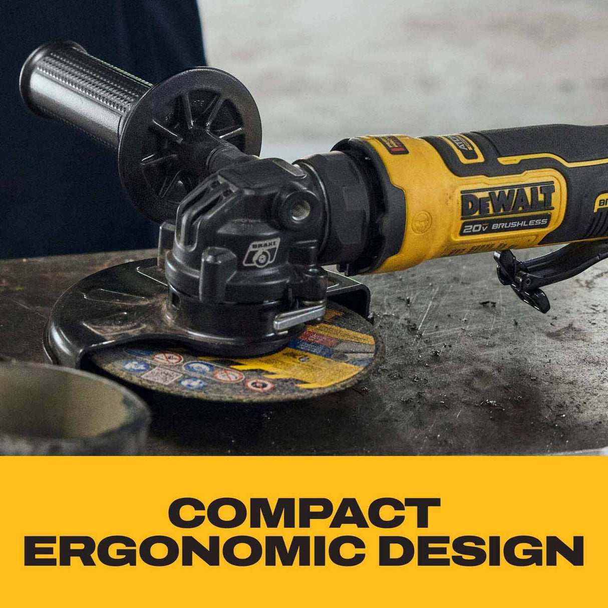 DeWalt DCG402B 20V MAX* ATOMIC 4.5 in. Angle Grinder (Tool Only) - 9