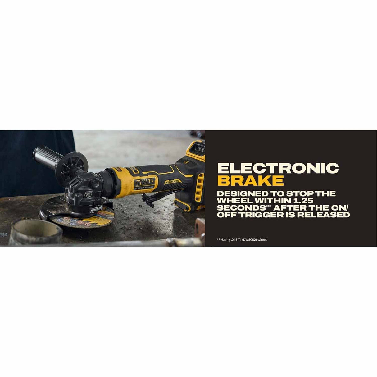 DeWalt DCG402B 20V MAX* ATOMIC 4.5 in. Angle Grinder (Tool Only) - 14