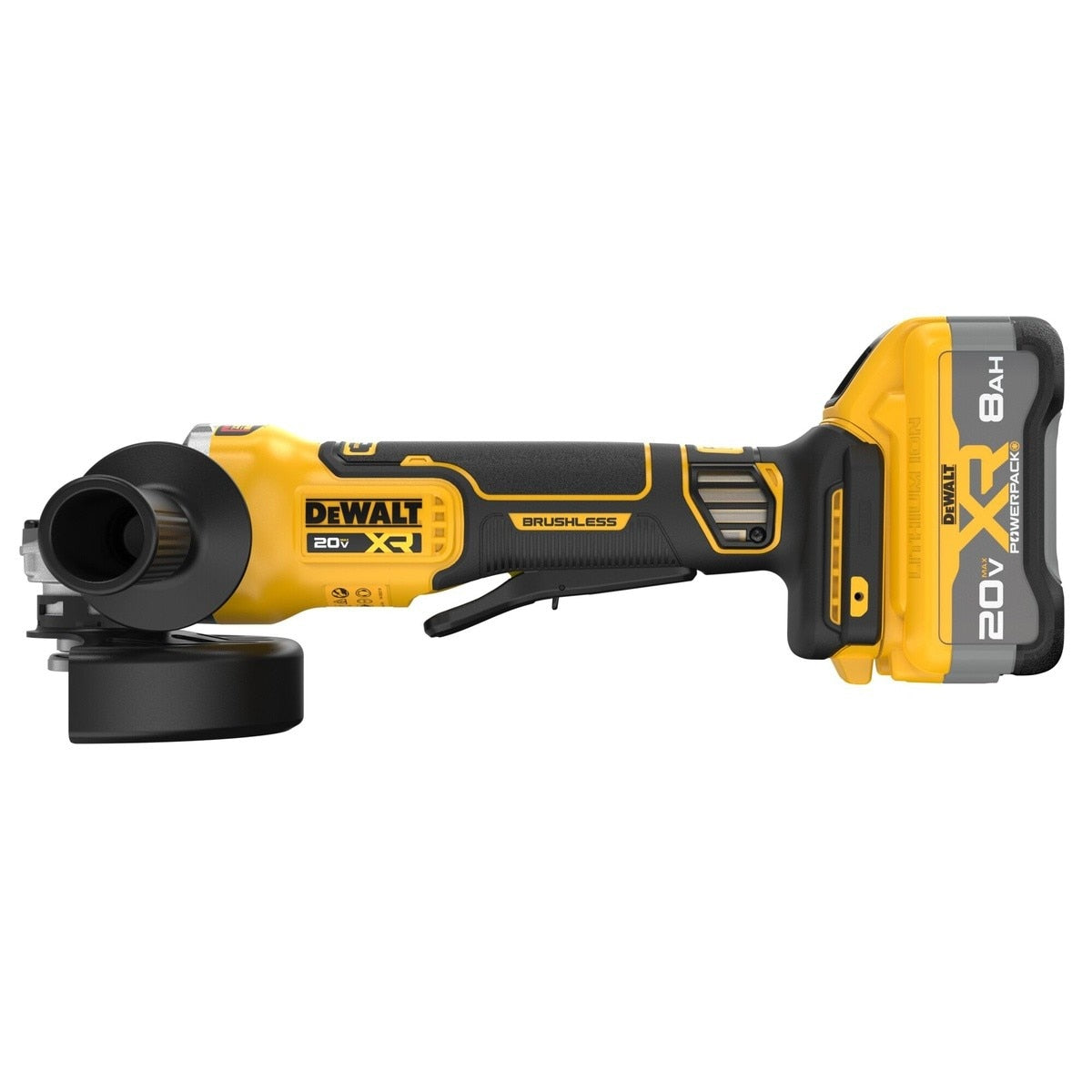 DeWalt DCG410WW1 20V Max* XR Brushless Cordless 4-1/2" - 5" Angle Grinder Kit with XR POWERPACK - 3