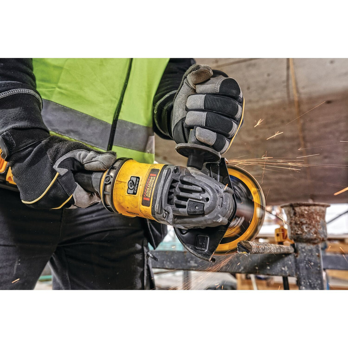 DeWalt DCG418MX1 60V MAX Brushless Cordless 4-1/2" to 6" Grinder Kit with Kickback Brake - 8