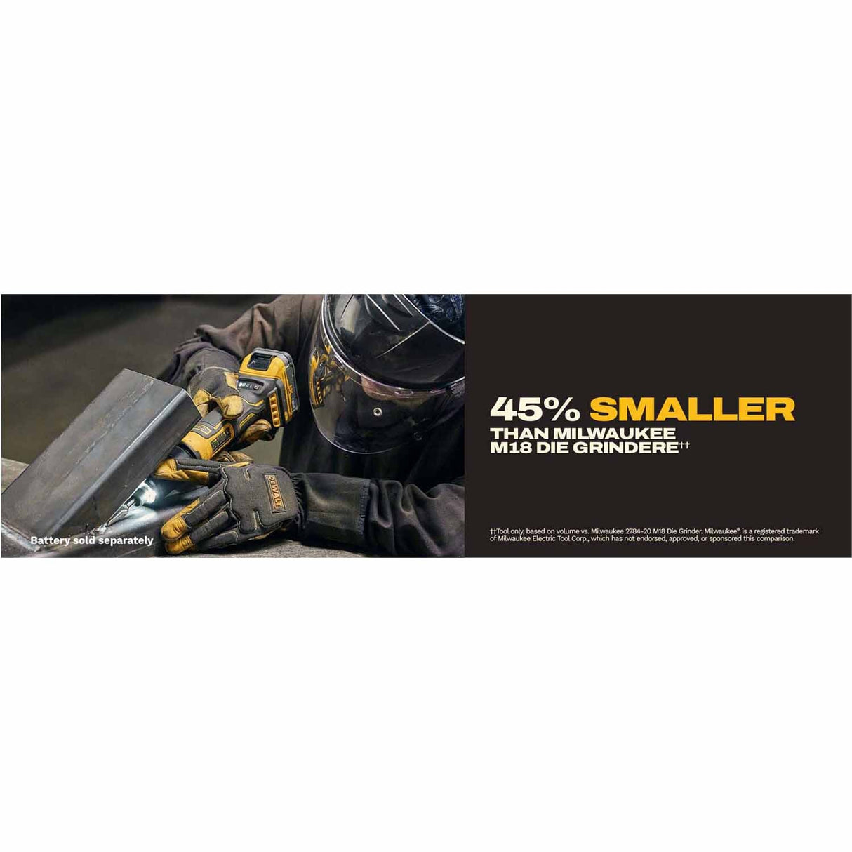 DeWalt DCG420BLR 20V MAX* ATOMIC Die Grinder with Lanyard Ready Attachment Point (Tool Only) - 17