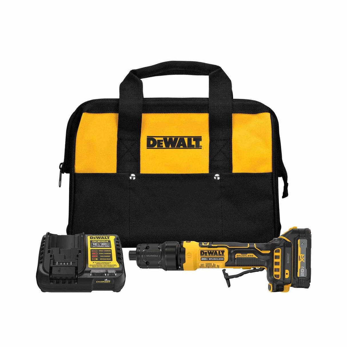 DeWalt DCG420GE1 20V MAX* ATOMIC Die Grinder Die Grinder Kit - 8