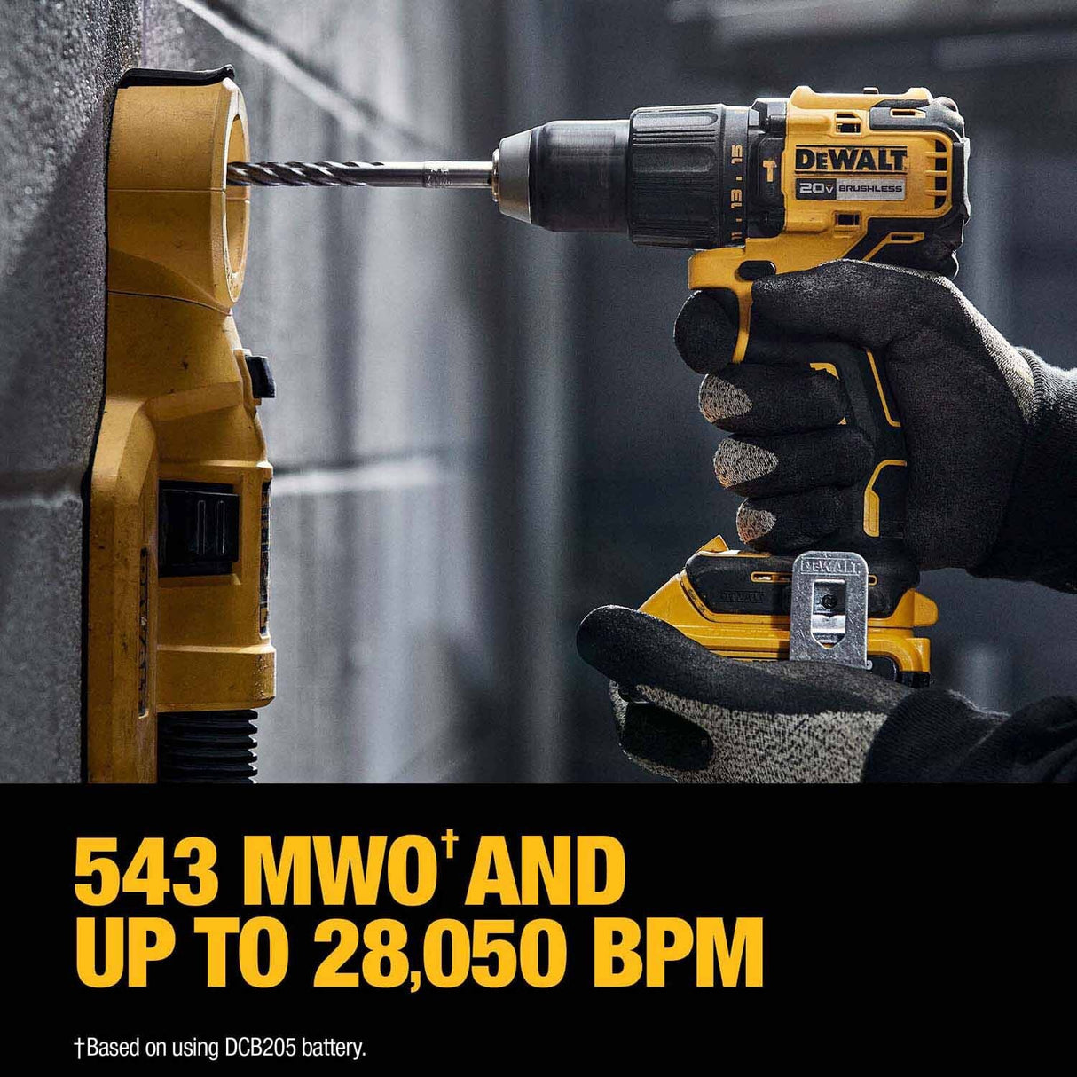 DeWalt DCK203P2 20V MAX 2-Tool Hammer Drill/Impact Combo Kit with Batteries and Charger - 5