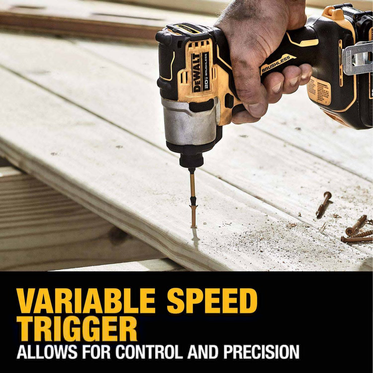 DeWalt DCK203P2 20V MAX 2-Tool Hammer Drill/Impact Combo Kit with Batteries and Charger - 7