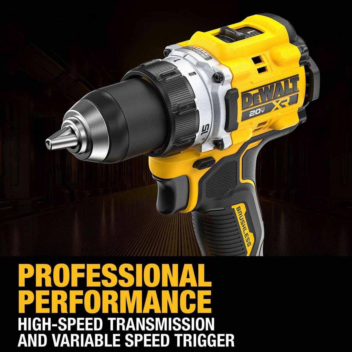 DeWalt DCK251E1QQ1 20V MAX Brushless 2-Tool Combo Kit with XR Batteries - 7