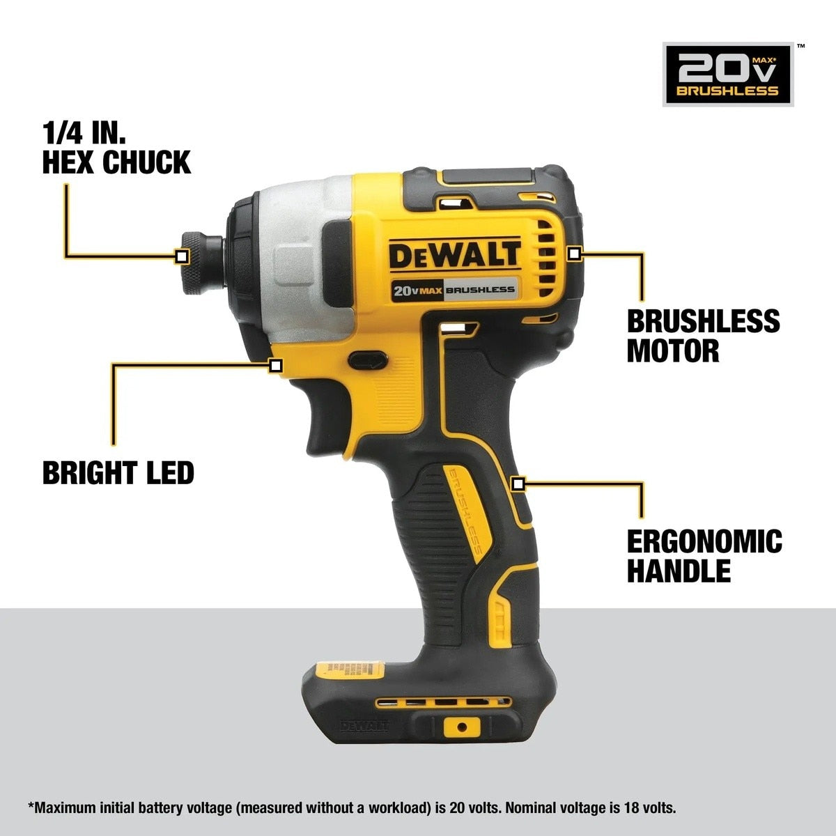 DeWalt DCK751P1 20V MAX 7-Tool Cordless Combo Kit with Battery and Charger (5Ah) - 3