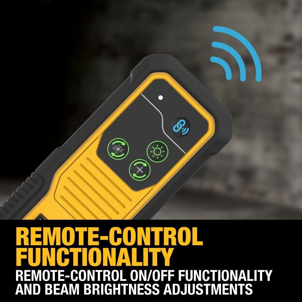DeWalt DCLE14221G USB Rechargeable Green 2 Spot and Cross Line Laser Kit - 6