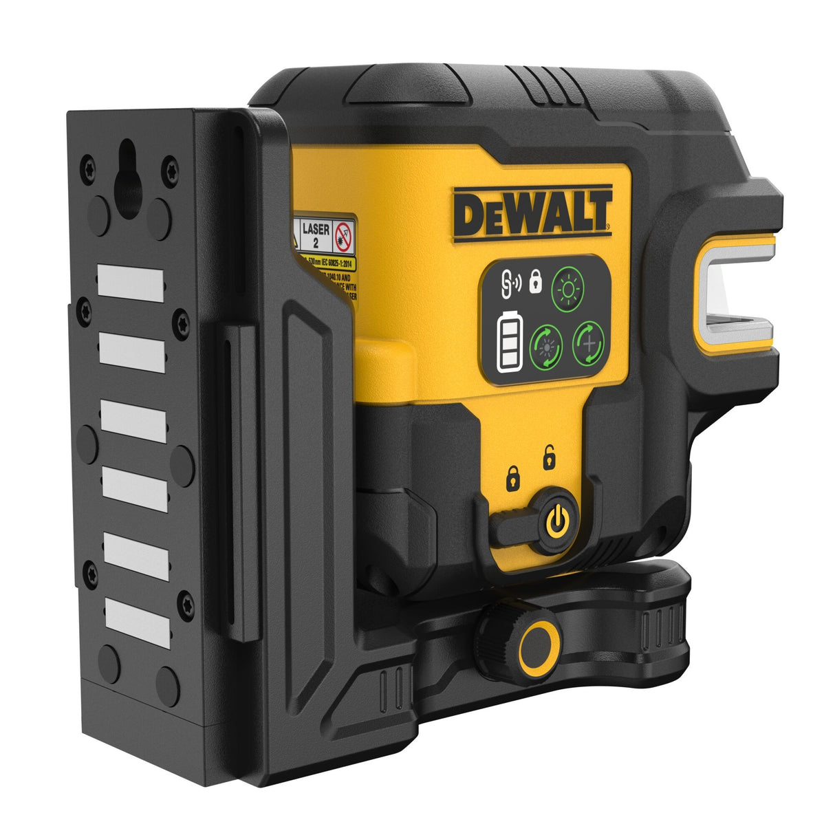 DeWalt DCLE14251G USB Rechargeable Green 5 Spot and Cross Line Laser Kit - 3