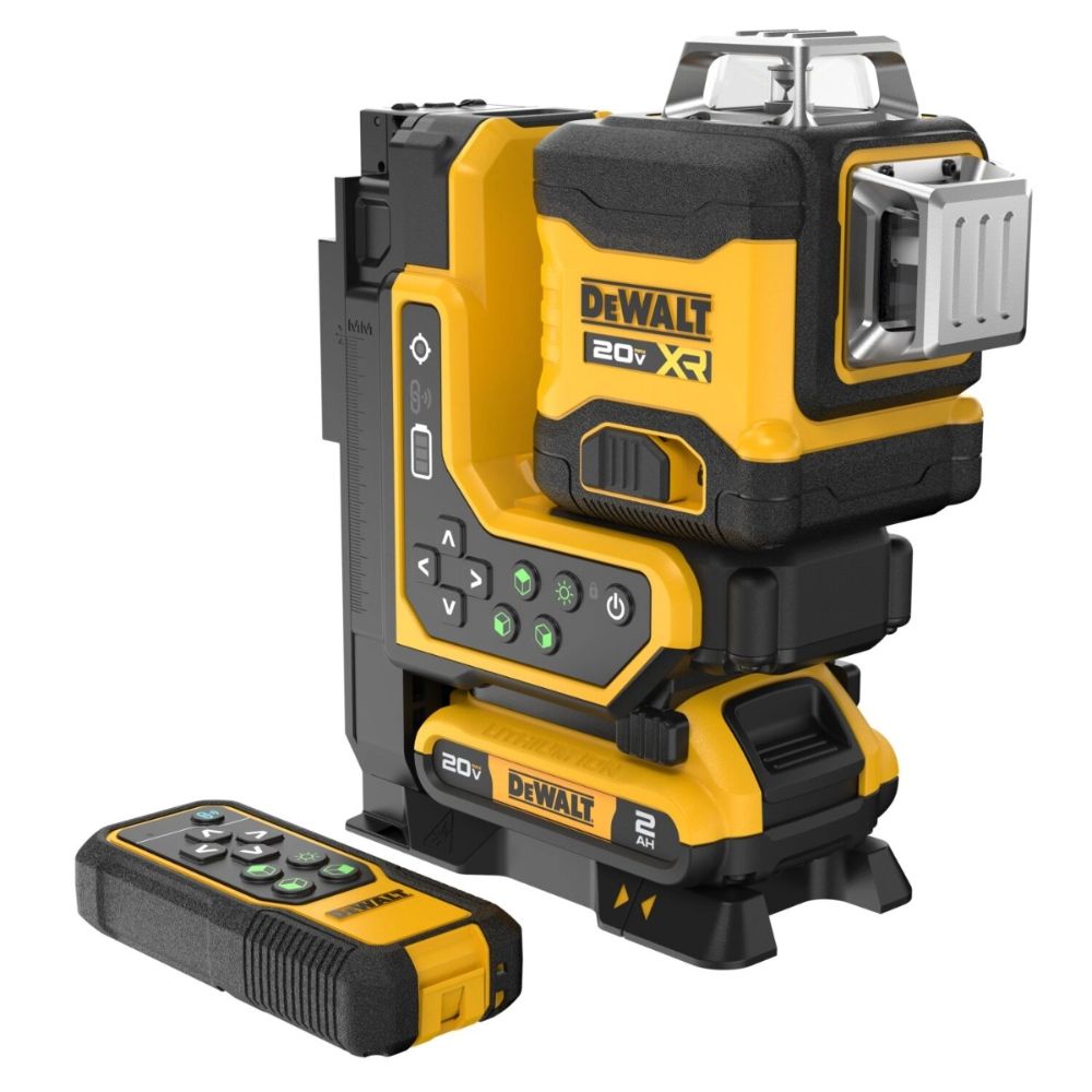 DeWalt DCLE34035D1 20V MAX 3x360 Remote Control Laser Kit - 8