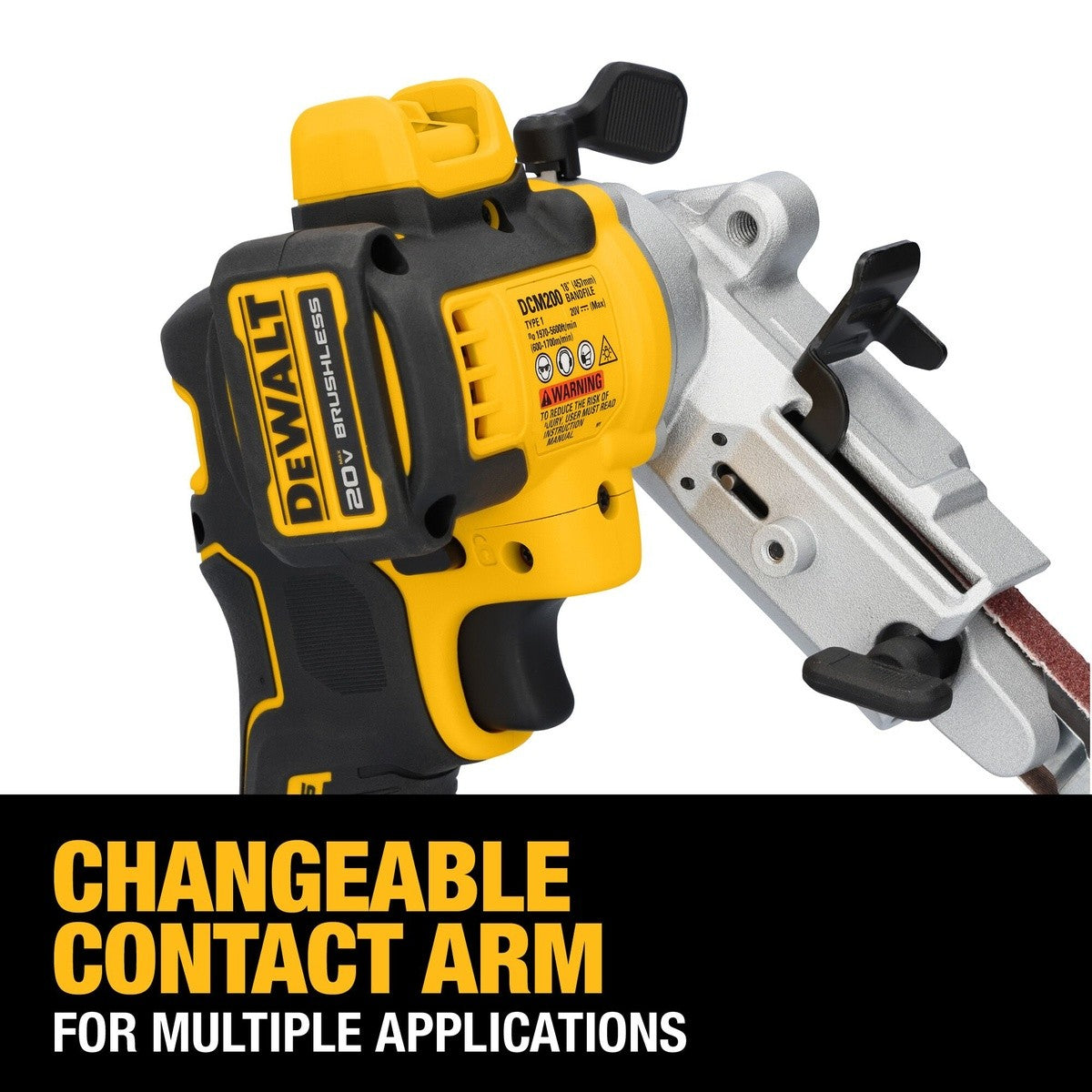 DeWalt DCM200E1 20V XR Bandfile Kit - 6