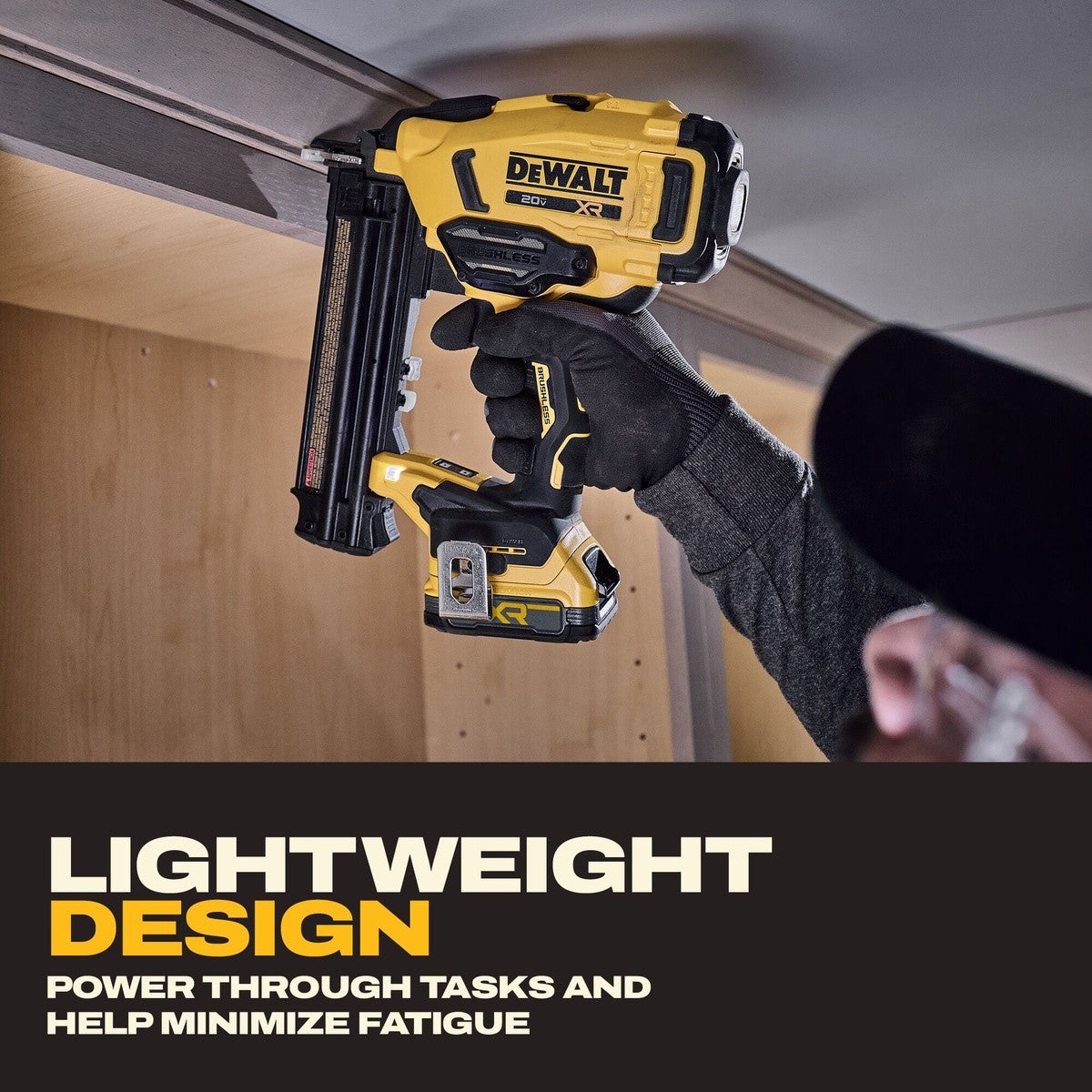 DeWalt DCN210E1 20V MAX XR 18 Gauge Brushless Cordless Brad Nailer Kit - 8