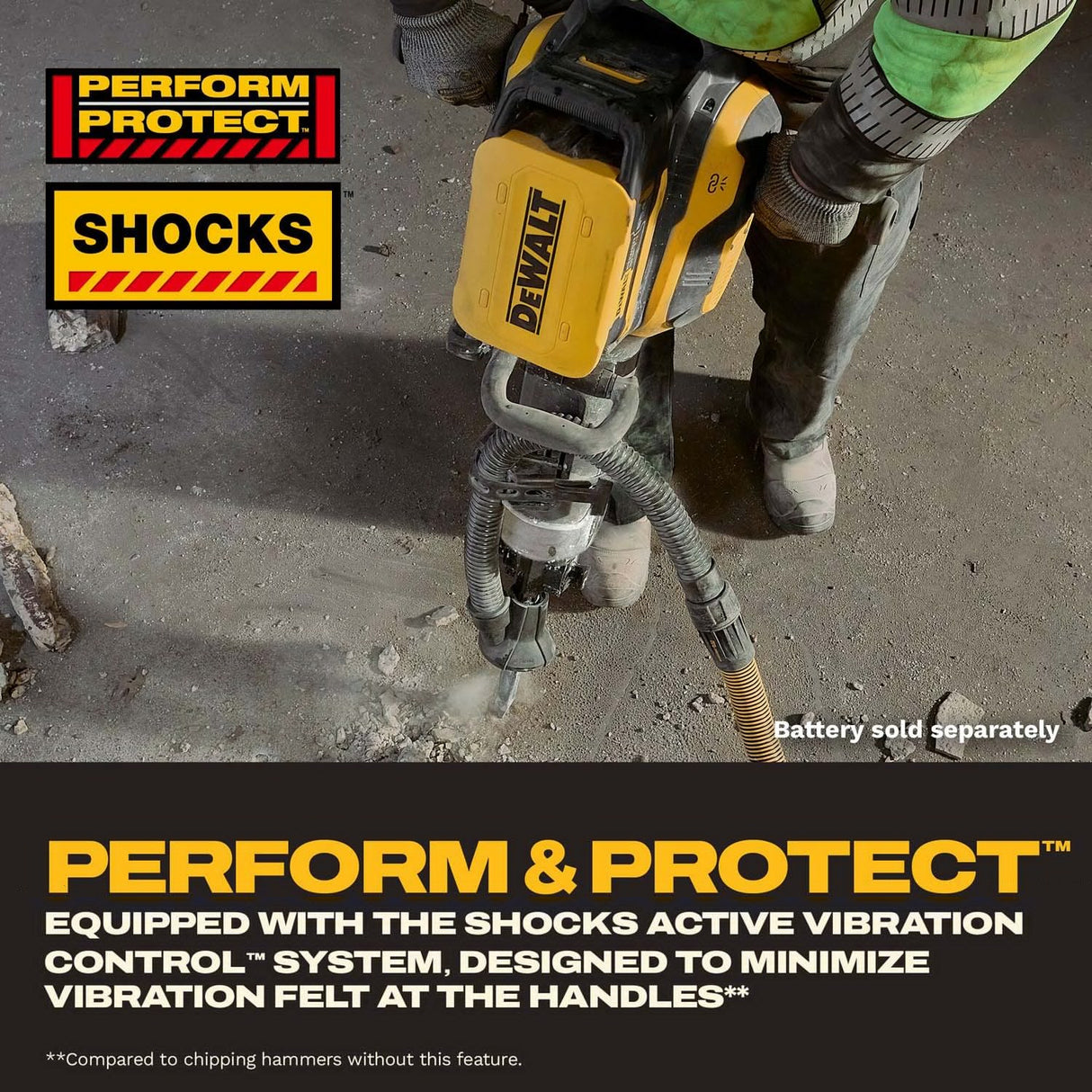 DeWalt DCPS966B POWERSHIFT 1-1/8" Hex Demolition Hammer (Tool Only) - 15