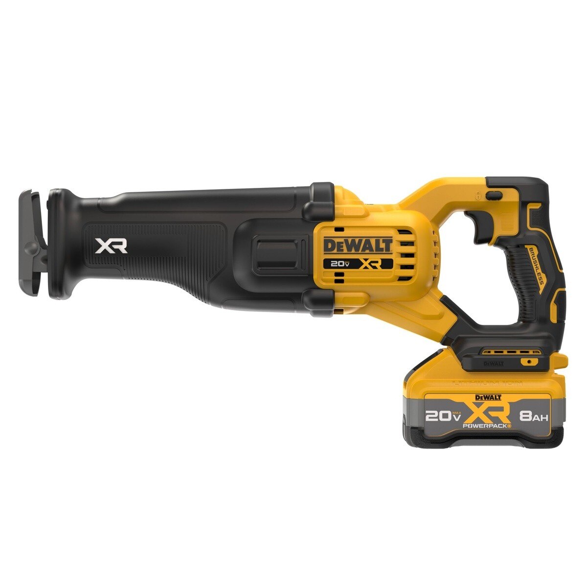 DeWalt DCS384WW1 20V Max* XR Brushless Cordless Reciprocating Saw Kit with XR POWERPACK - 3