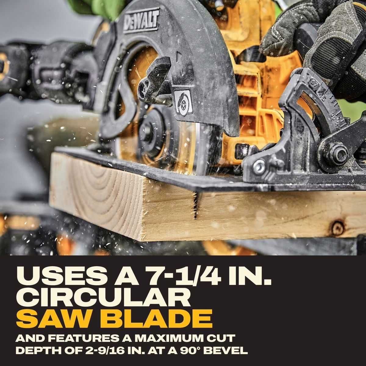 DeWalt DCS588X1 60V MAX Brushless Cordless 7-1/4 in. Circular Saw Kit with Electronic Brake (1 Kit) - 7