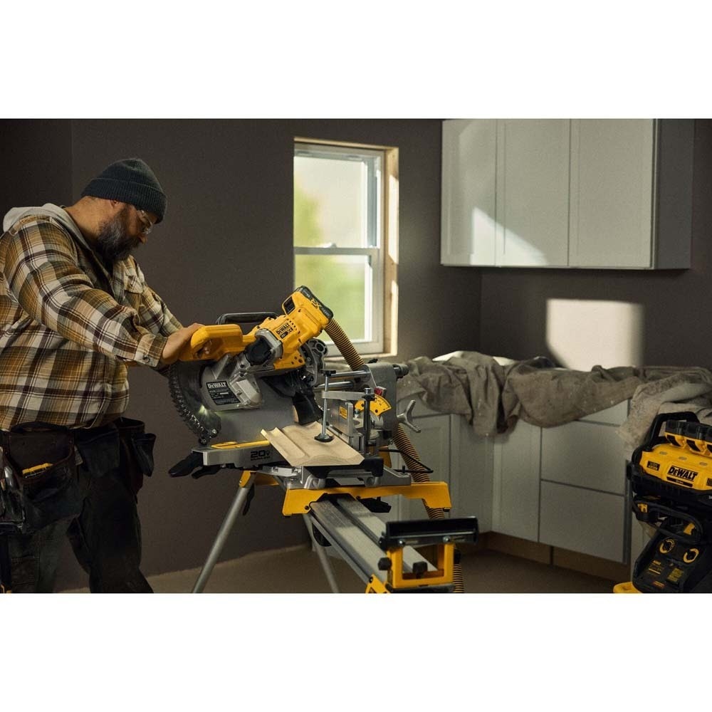 DeWalt DCS785B 20V MAX* XR 12" Double Bevel Sliding Miter Saw (Tool Only) - 8