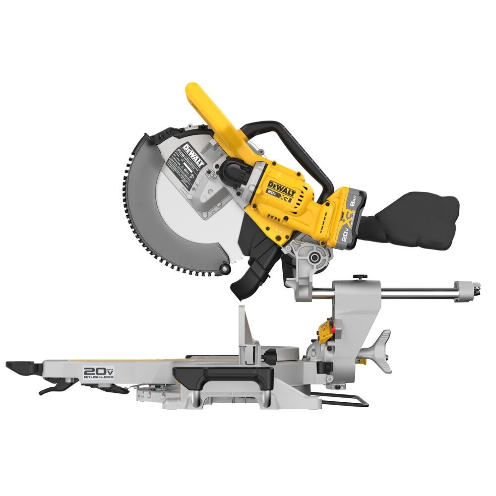 DeWalt DCS785WW1 20V MAX* XR 12" Double Bevel Sliding Miter Saw Kit - 5