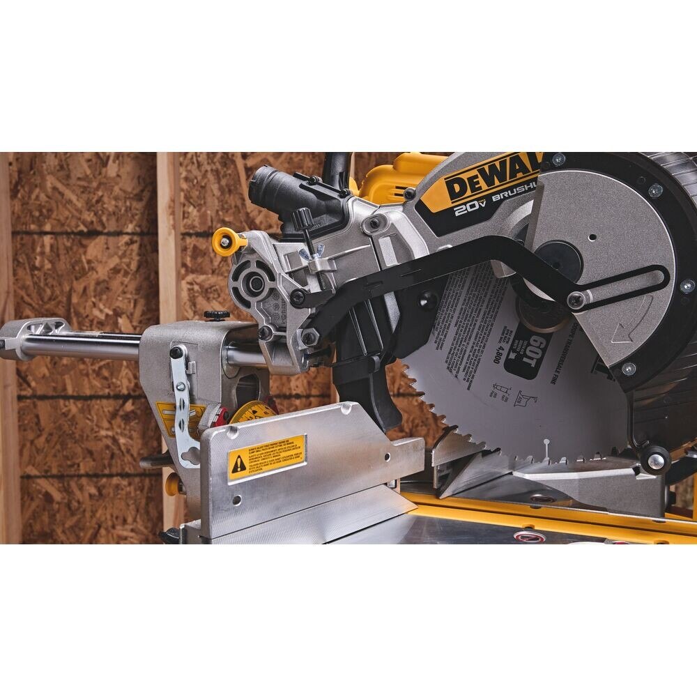 DeWalt DCS785WW1 20V MAX* XR 12" Double Bevel Sliding Miter Saw Kit - 10
