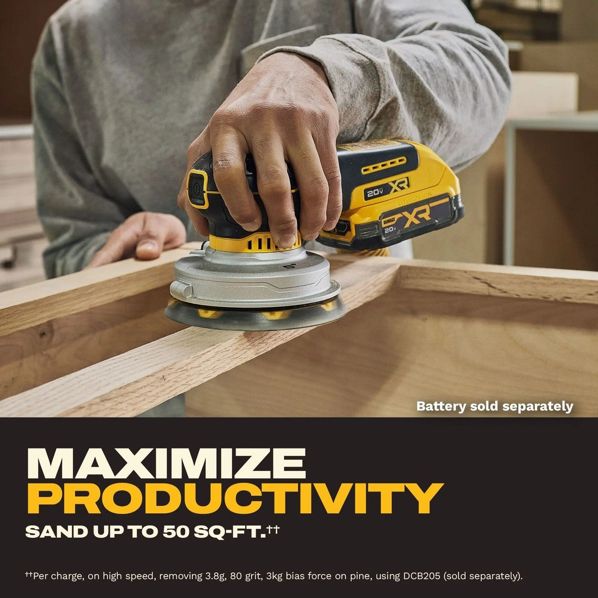 DeWalt DCW211B 20V MAX XR 5" Random Orbital Sander Tool Only (2 Pack) - 5