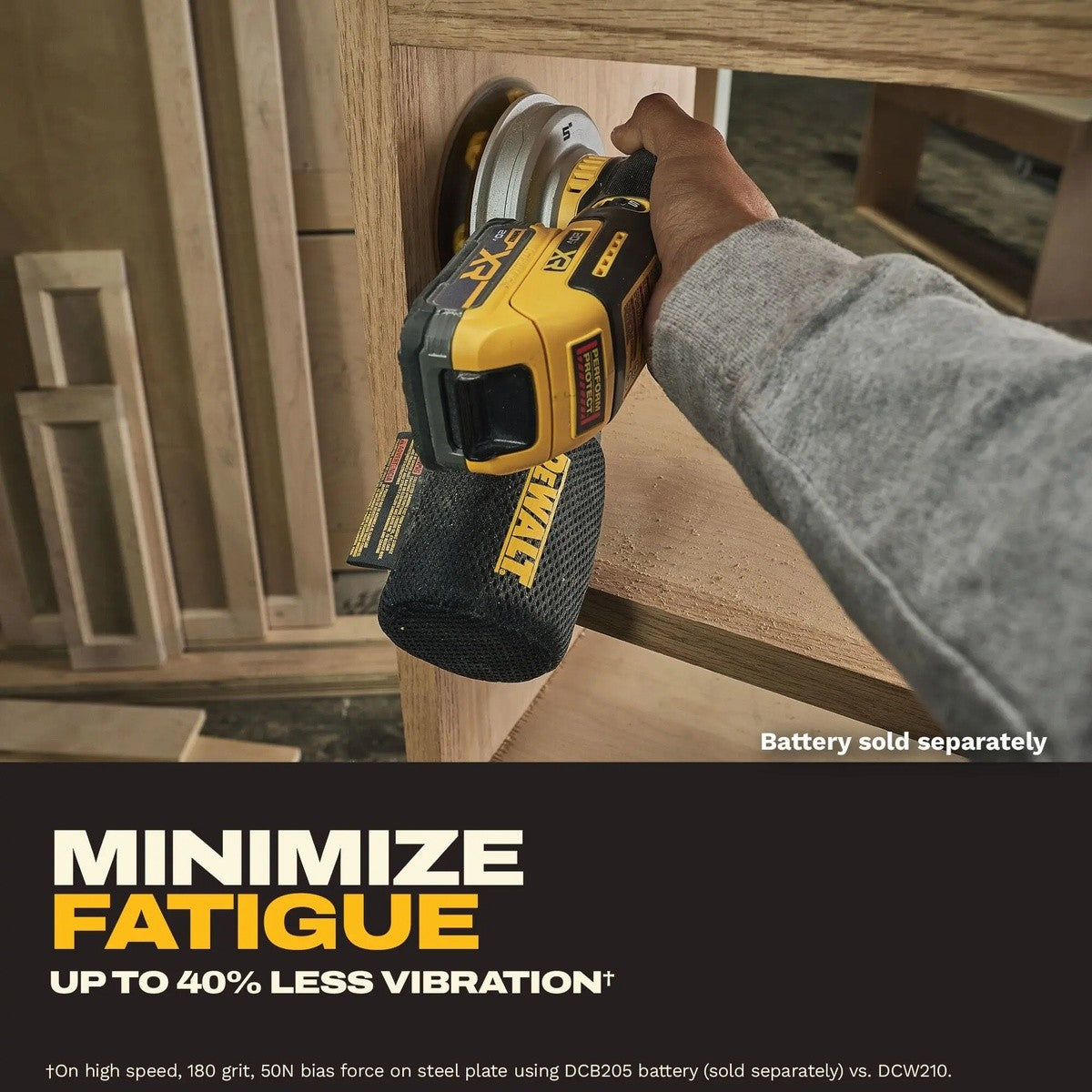 DeWalt DCW211B 20V MAX XR 5" Random Orbital Sander Tool Only (2 Pack) - 6