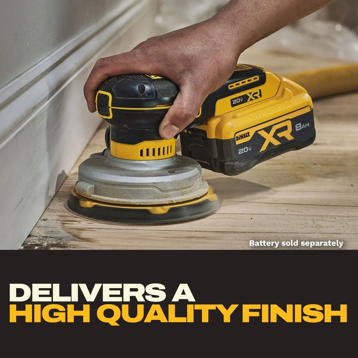 DeWalt DCW230B 20V MAX XR 6" Cordless Random Orbital Sander Tool Only - 5