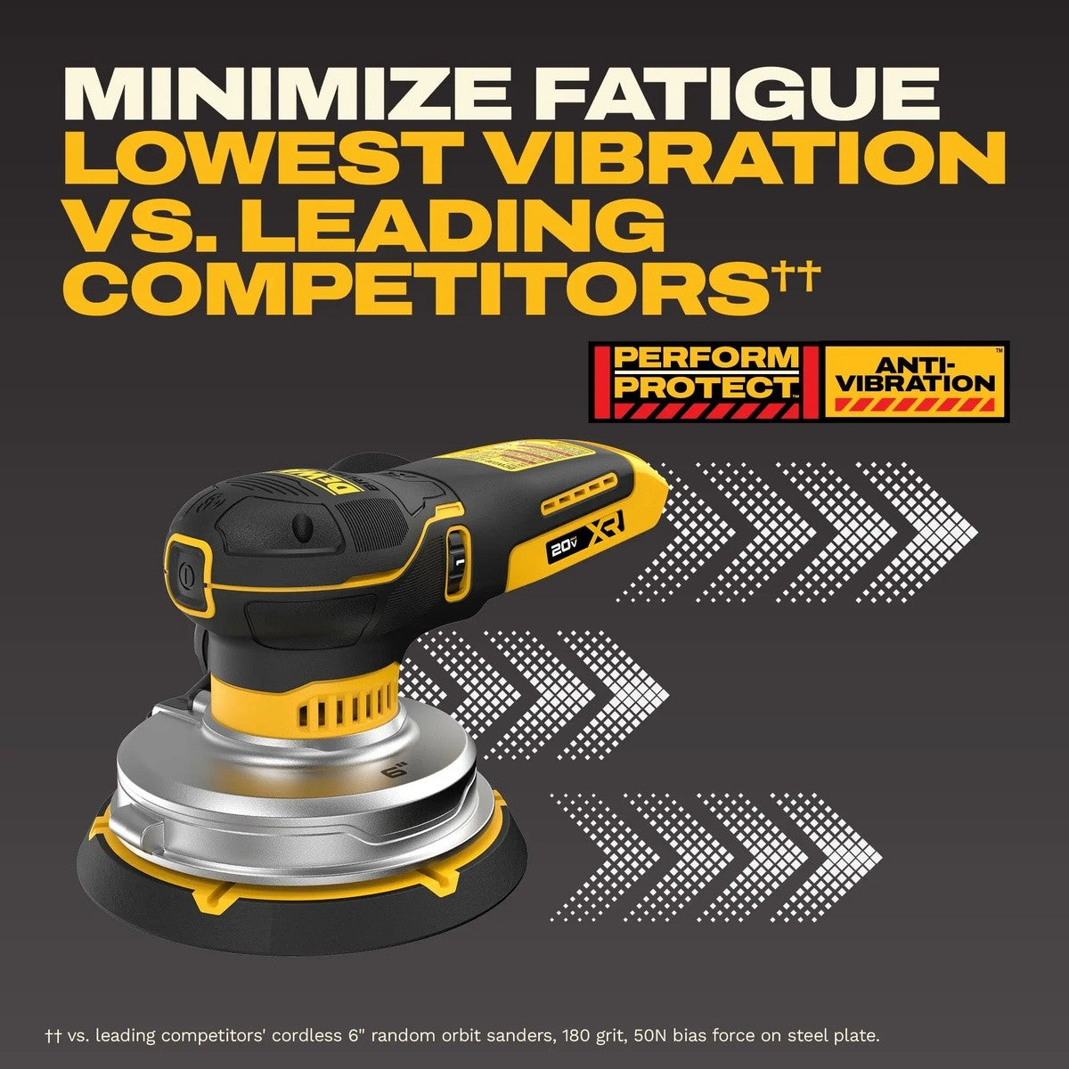 DeWalt DCW230B 20V MAX XR 6" Cordless Random Orbital Sander Tool Only - 6