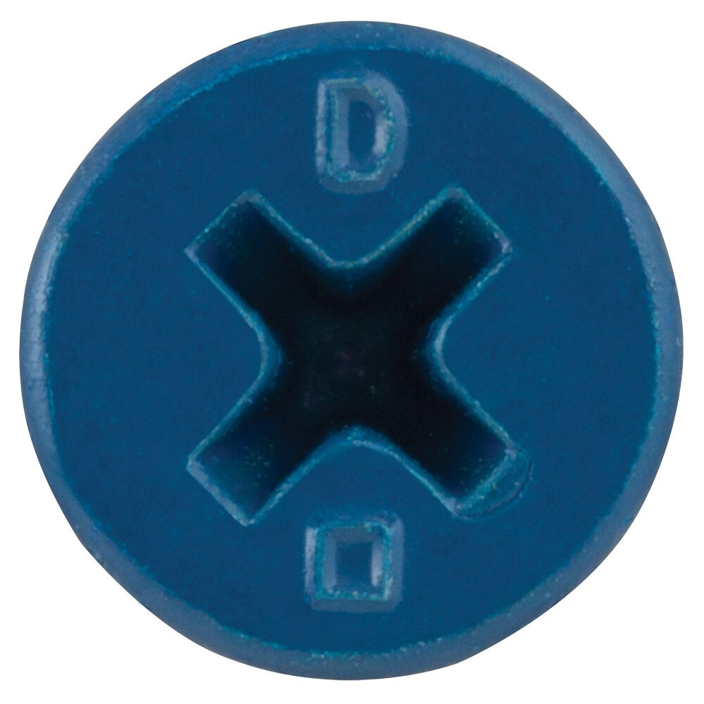 DeWalt DFM12740 3/16" x 1-1/4" Blue Phillips Flat Head Concrete Screw Anchor (100 Pack) - 2