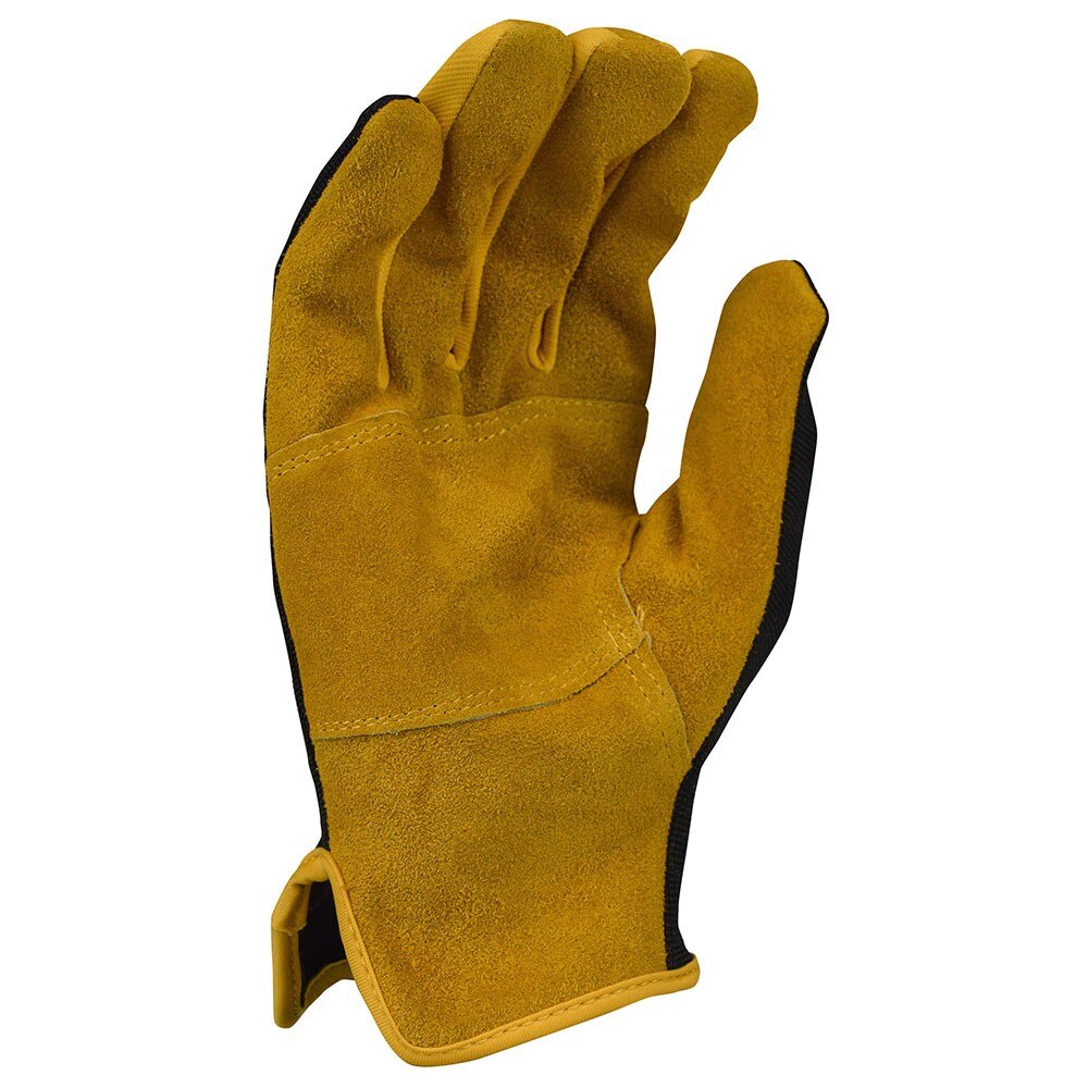 DeWalt DPG216L Leather Performance Hybrid Work Gloves with Fourchettes, Large - 3