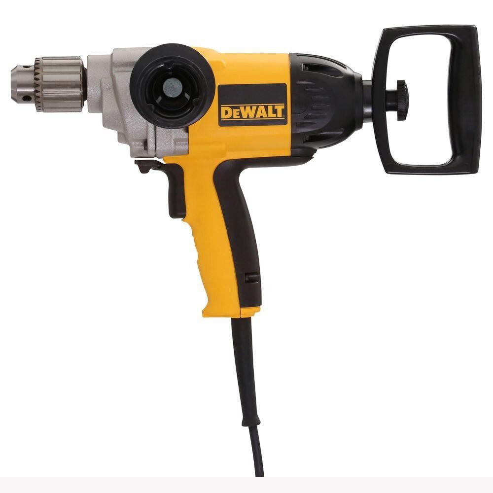 DeWalt DW130VBKT 1/2" Spade Handle Drill, Spade Bit, 25' Extension Cord in a Bucket - 3