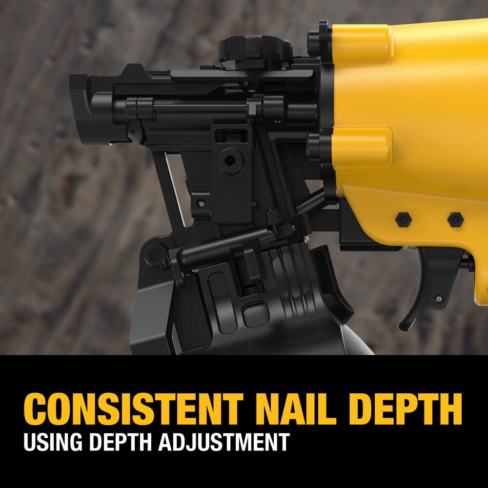 DeWalt DW46RN 15 Degree Coil Roofing Nailer - 7