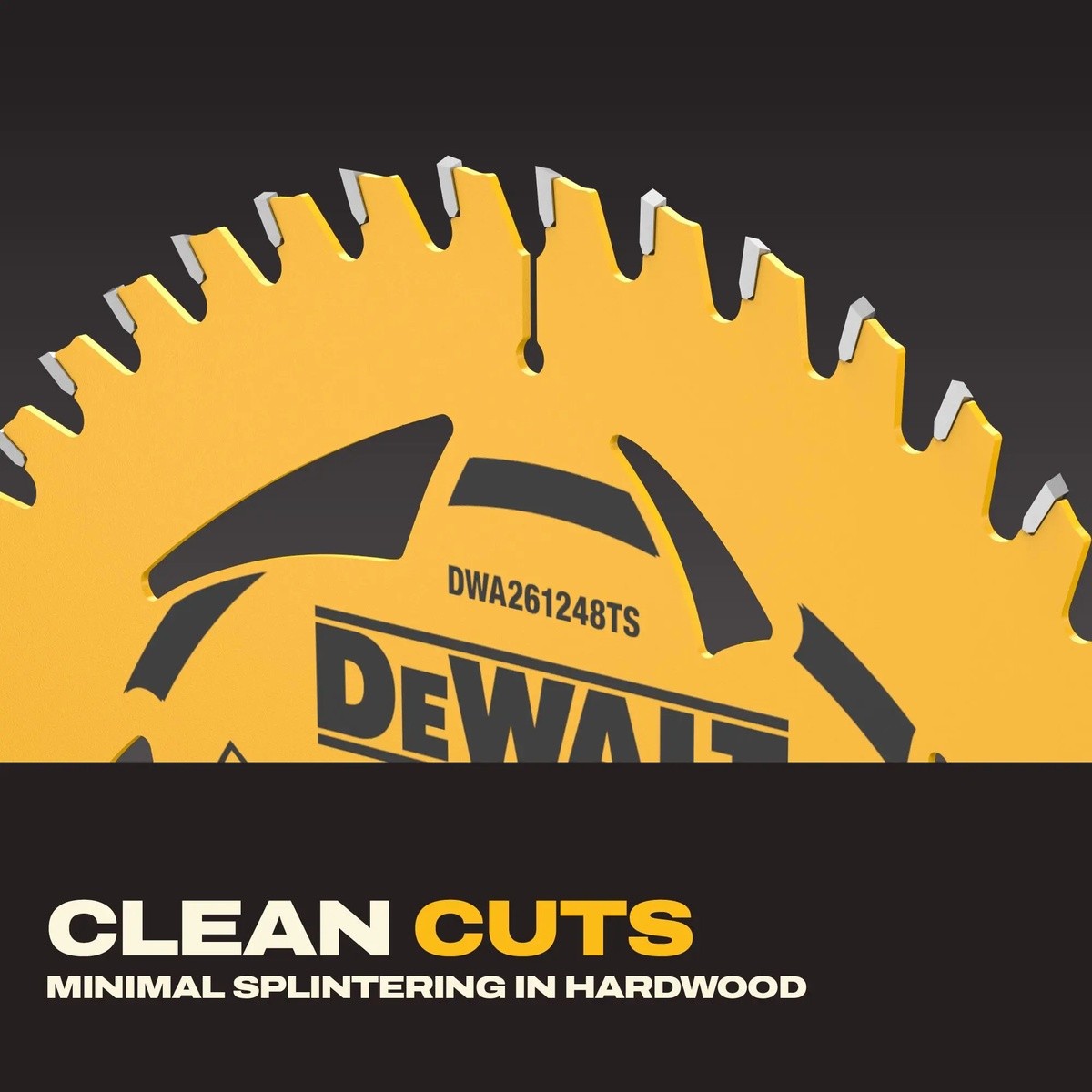 DeWalt DWA261248TS 6.5" 48T Fine Finish Carbide Track Saw Blade 20mm Arbor - 5