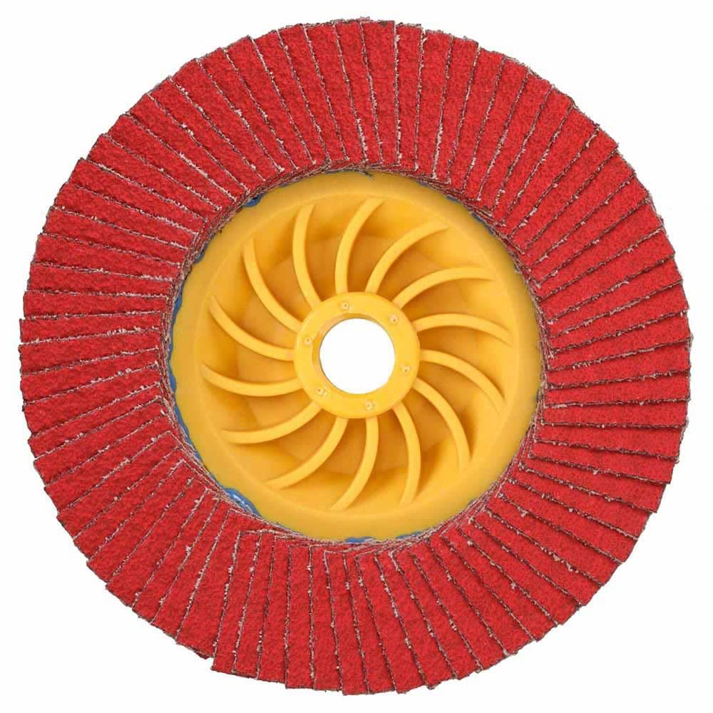 DeWalt DWA8281HCTR Elite Series , 4-1/2" x 5/8-11 60 Grit T27 Maxtrim Trimmable Flap Disc - 3