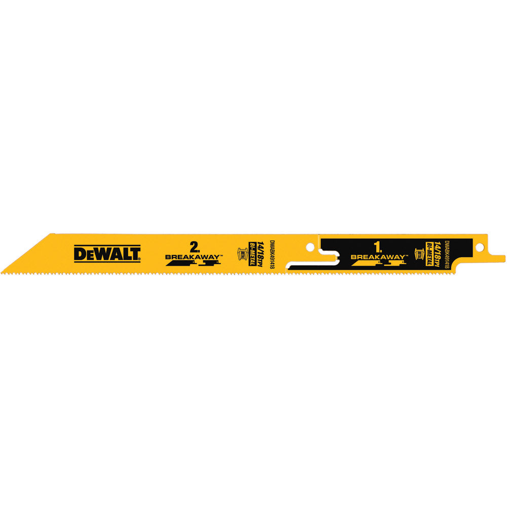 DeWalt DWABK491418 BREAKAWAY Reciprocating Blade 9" 5 pack