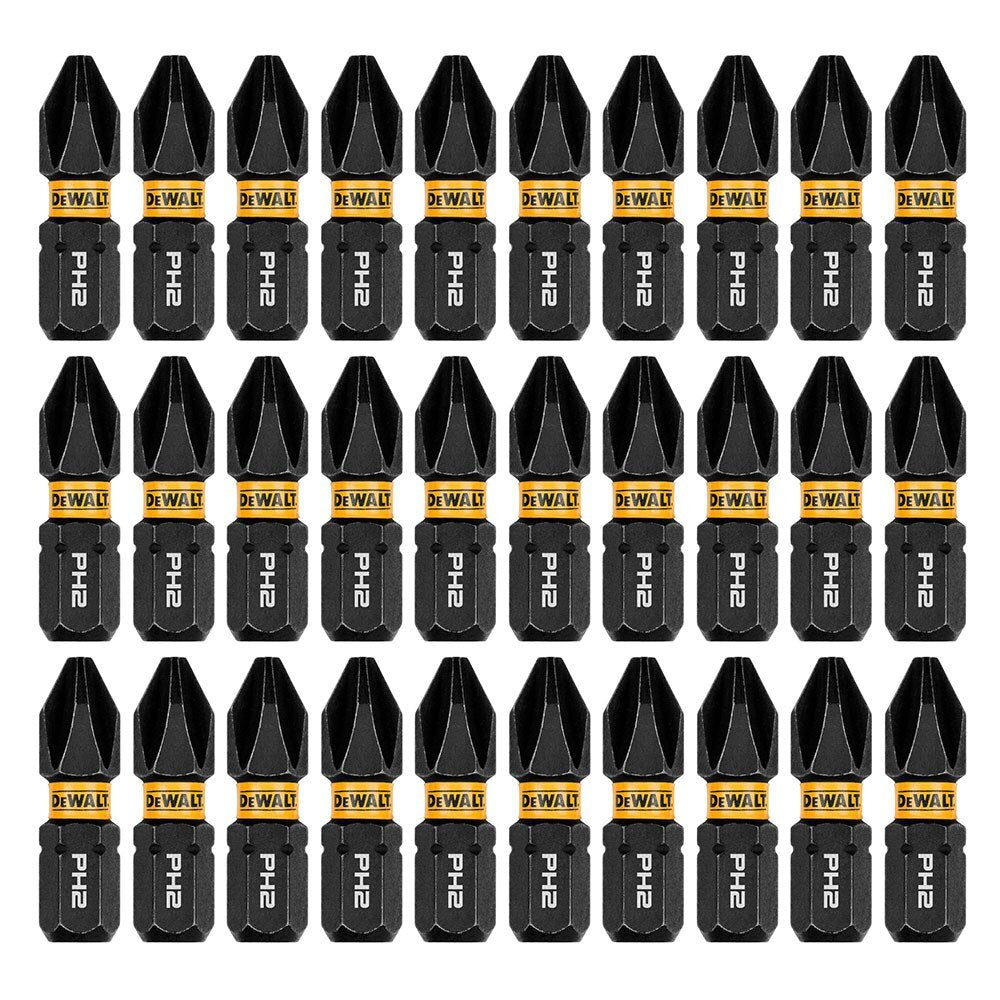 DeWalt DWAF1PH2IR30 PH2 FLEXTORQ 1/4 x 1in Impact Driver Bits w/ Case, 30-Pack - 5