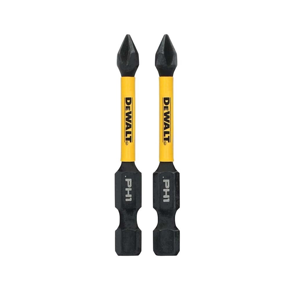 DeWalt DWAF2PH1IR2 Elite Series PH1 Impact Bit Set, 2.25 in. Length (2 Pack)