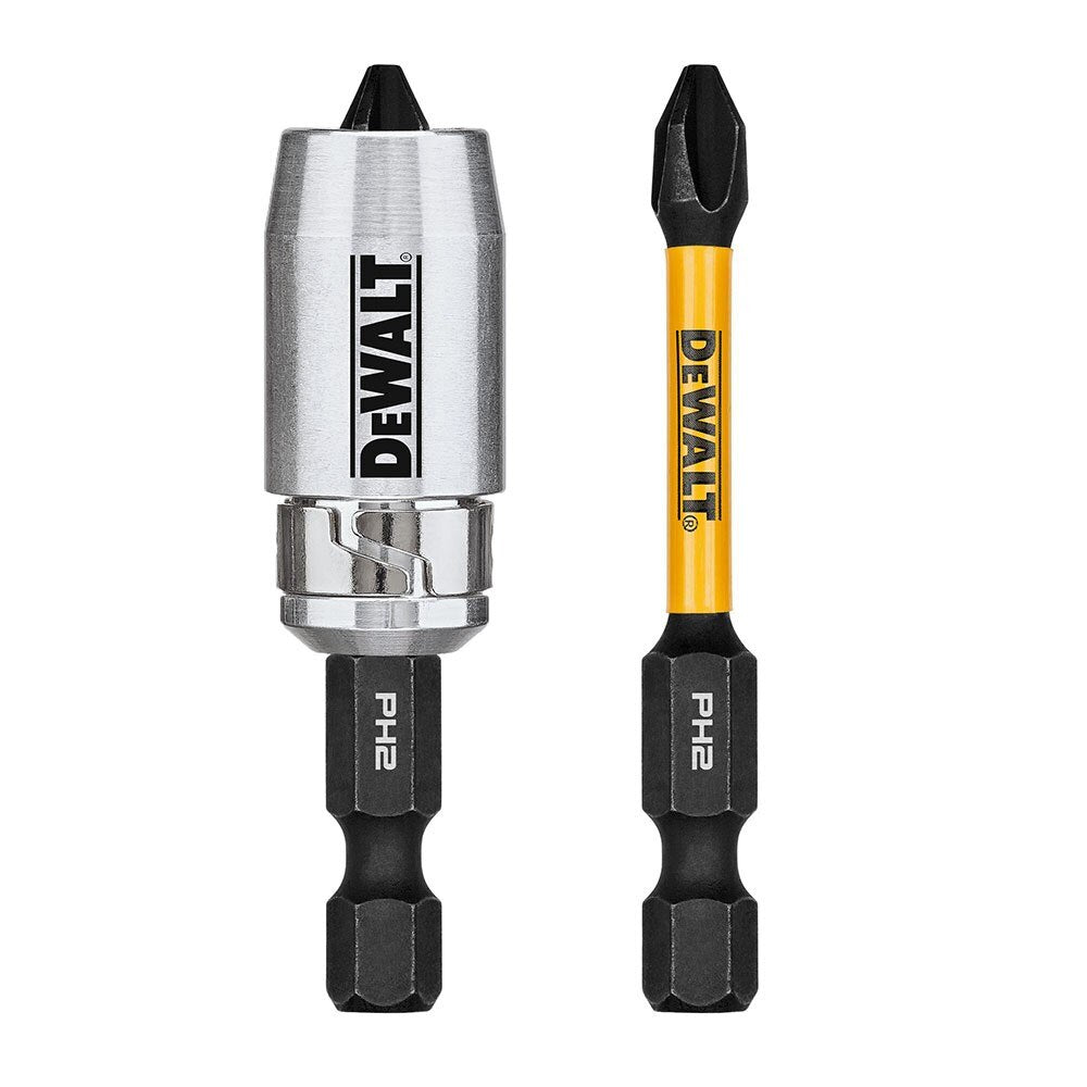 DeWalt DWAF2PH2IR2S PH2 FLEXTORQ 1/4 x 2-1/4in Impact Driver Bits w/ Magnetic Sleeve, 2-Pack