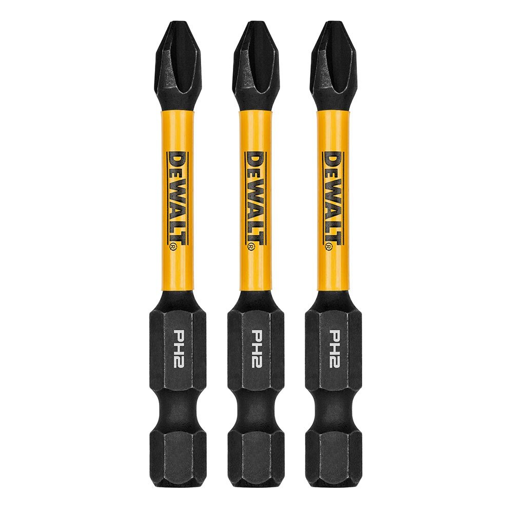 DeWalt DWAF2PH2IR3 3PK FLEXTORQ Impact Screwdriving Bits