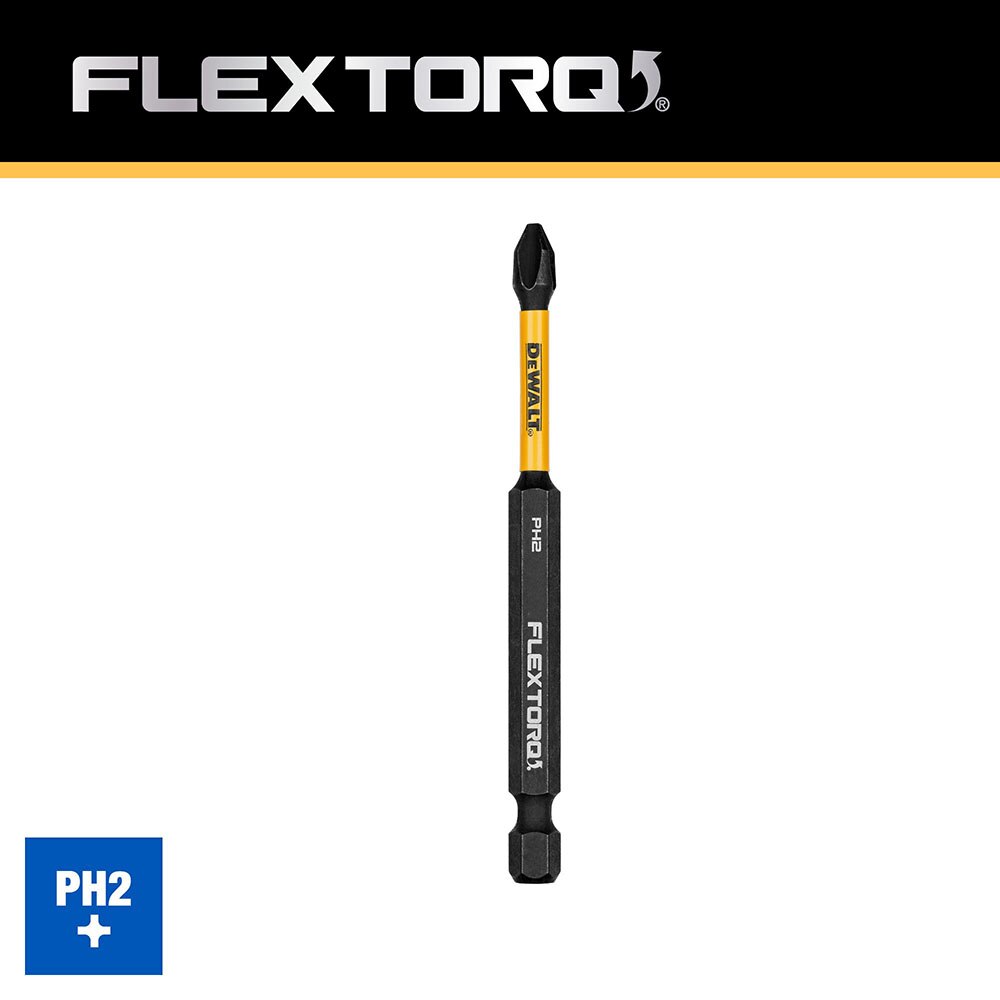 DeWalt DWAF3PH2IR PH2 FLEXTORQ 1Pc 1/4 x 3-1/2in Impact Driver Bit - 4