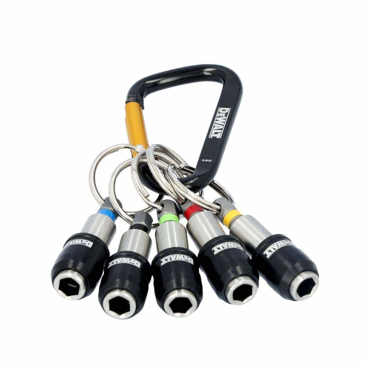DeWalt DWAFHLDKC5 Keyring Bit Holder Set - 3