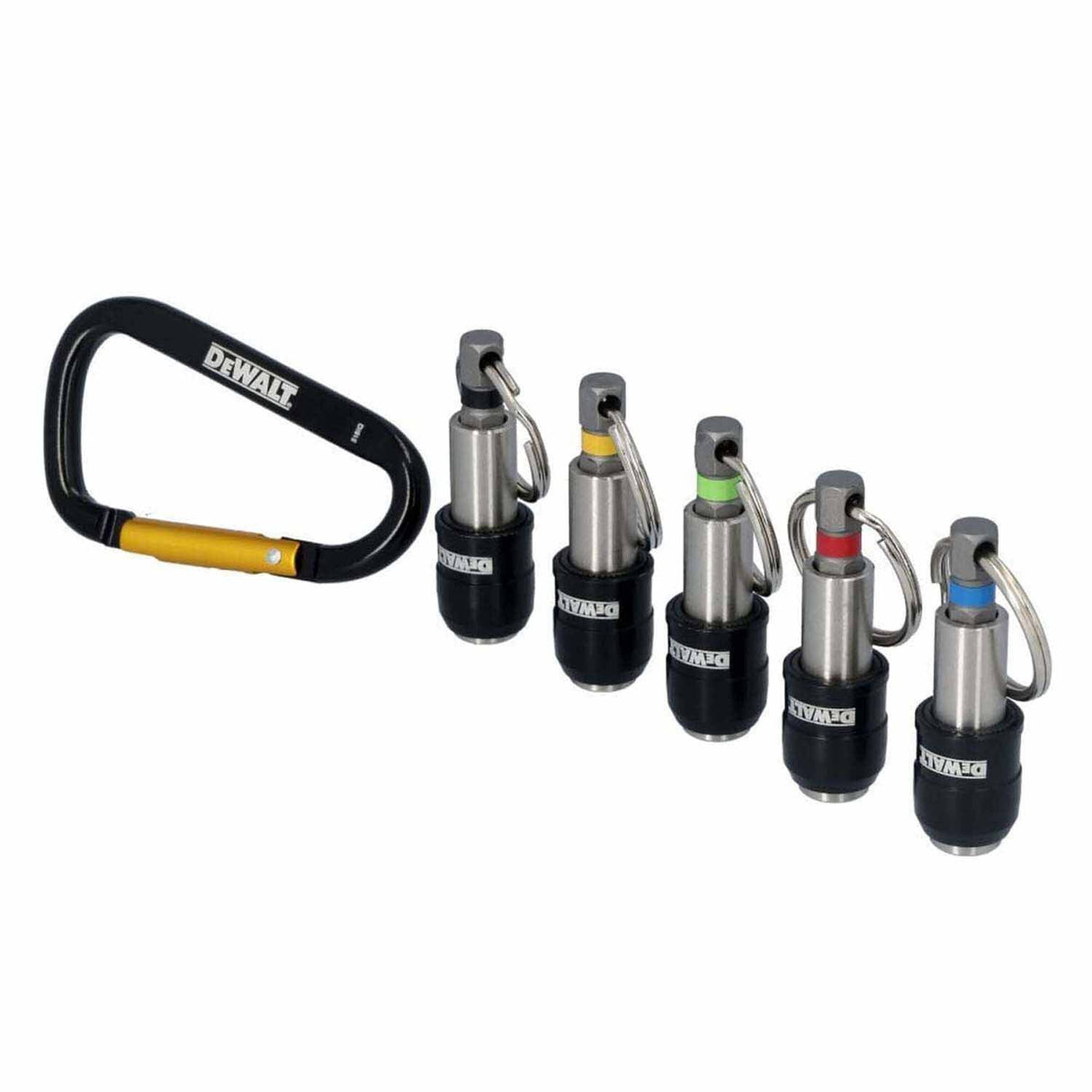 DeWalt DWAFHLDKC5 Keyring Bit Holder Set - 4