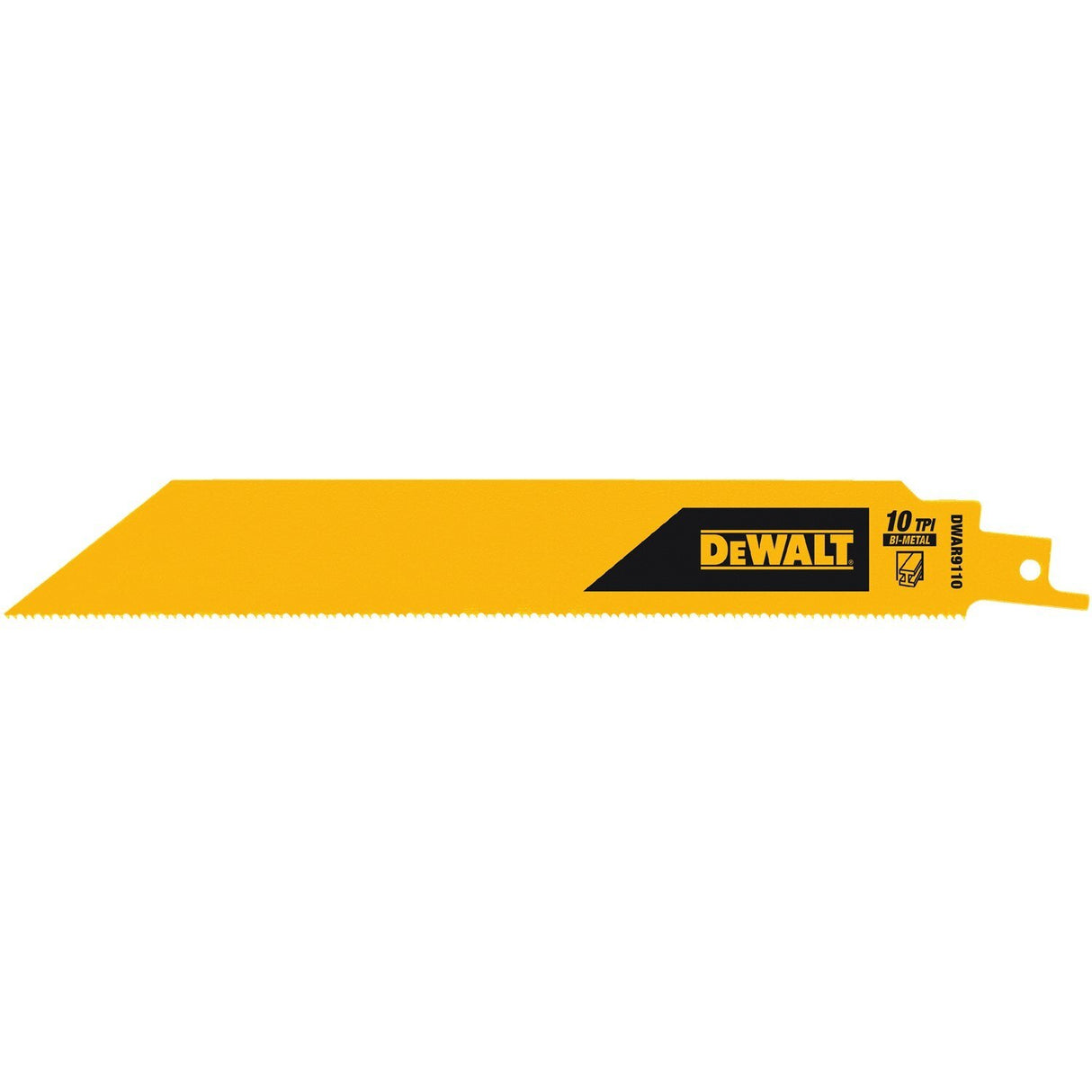 DeWalt DWAR9110 9" 10TPI 1" Recip Saw Blade - 5 Pack