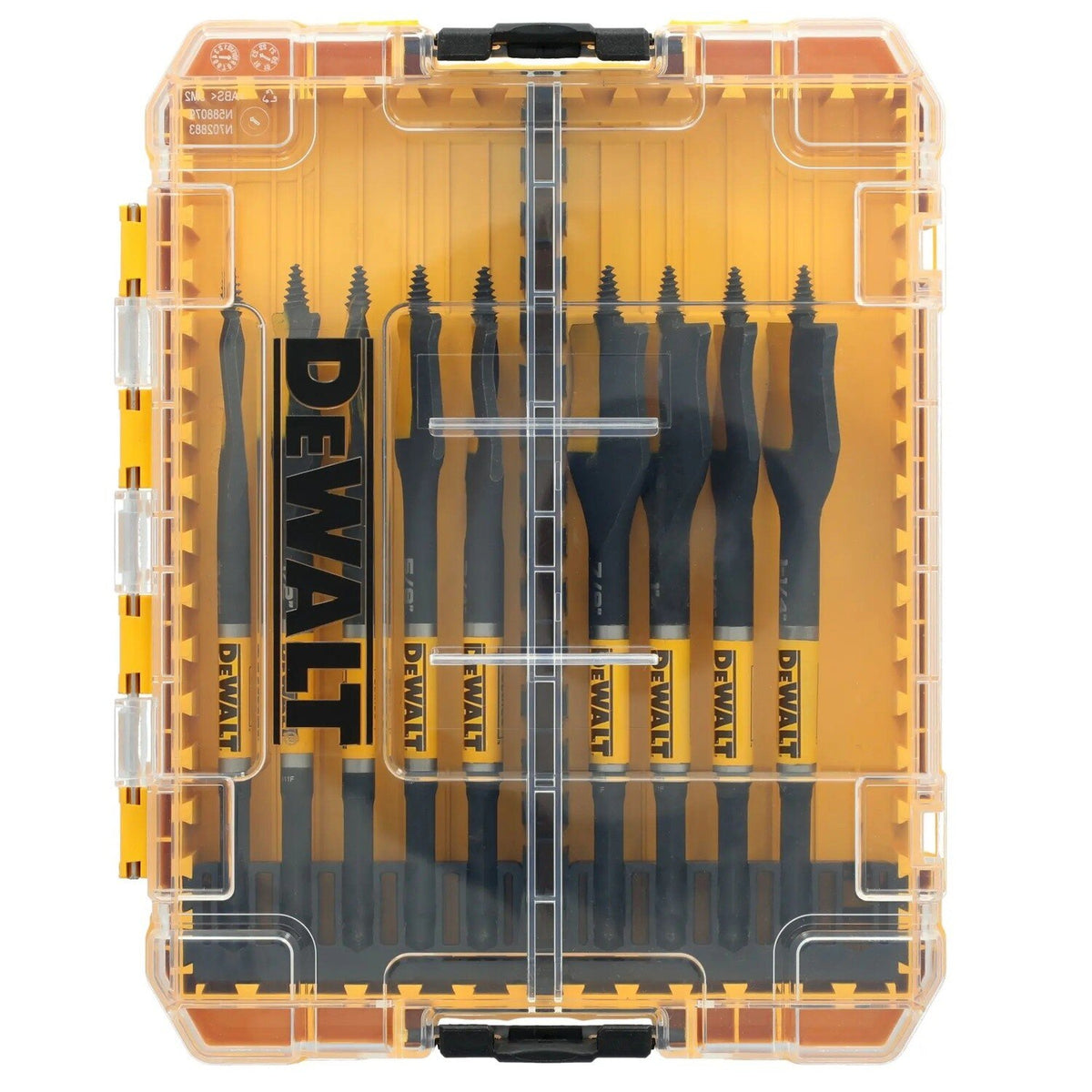 DeWalt DWAWDNS 9PC ELITE Nail Cutting Spade Bit Set 3/8" to 1-1/4" for Nail Embedded Wood