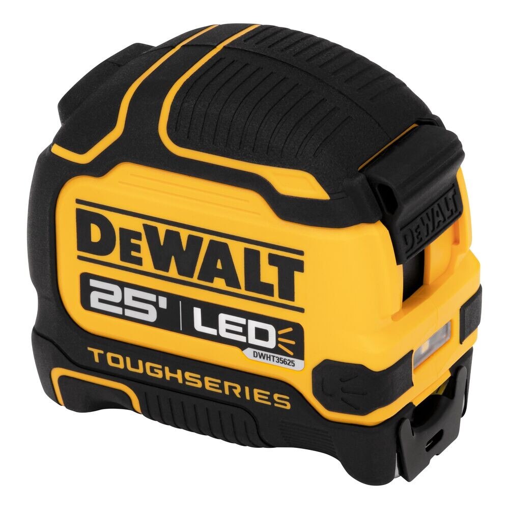 DeWalt DWHT35625S TOUGHSERIES 25' x 1-1/4" LED lighted Tape Measure , Micro USB Port - 3